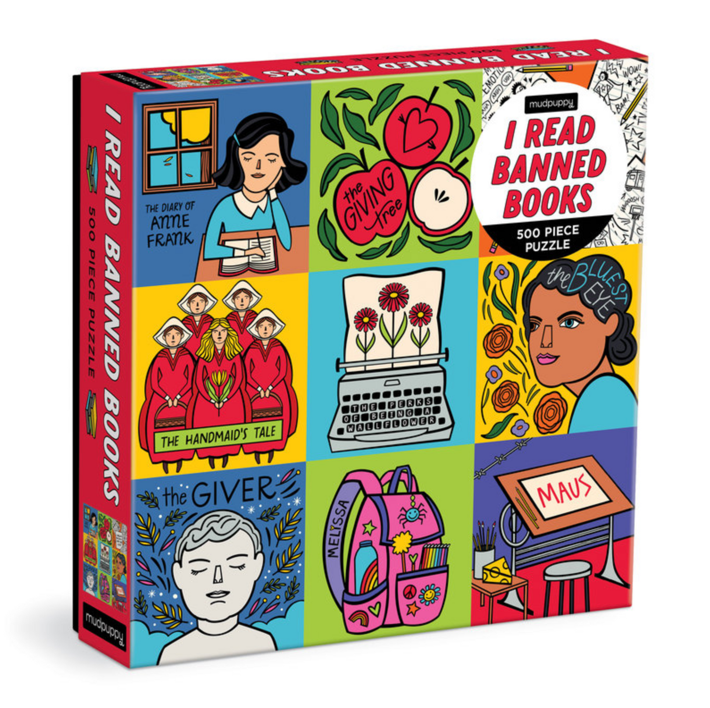 I Read Banned Books Family Puzzle (500 Pieces)