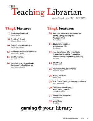 The Teaching Librarian (TingL) Magazine - Volume 31.2