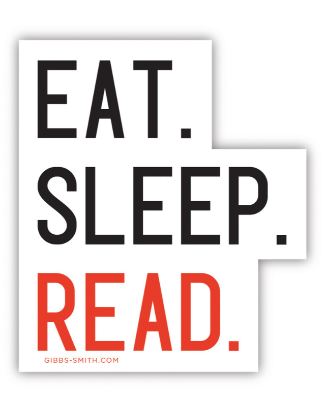 Eat. Sleep. Read. Vinyl Sticker
