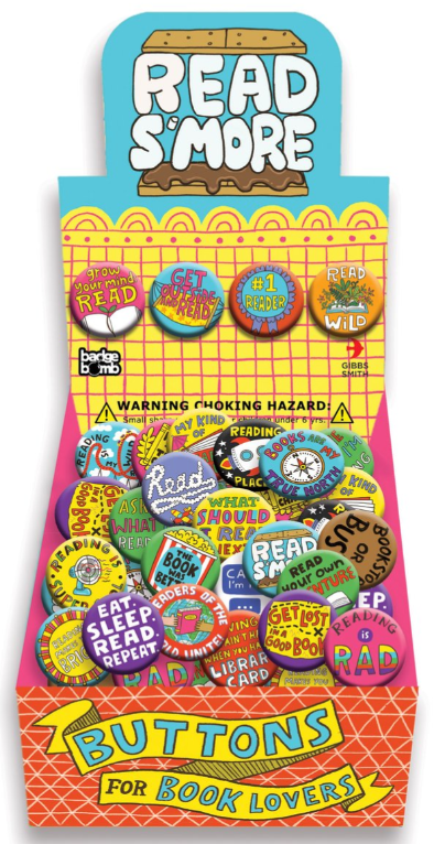 Read S'more Buttons for Book Lovers