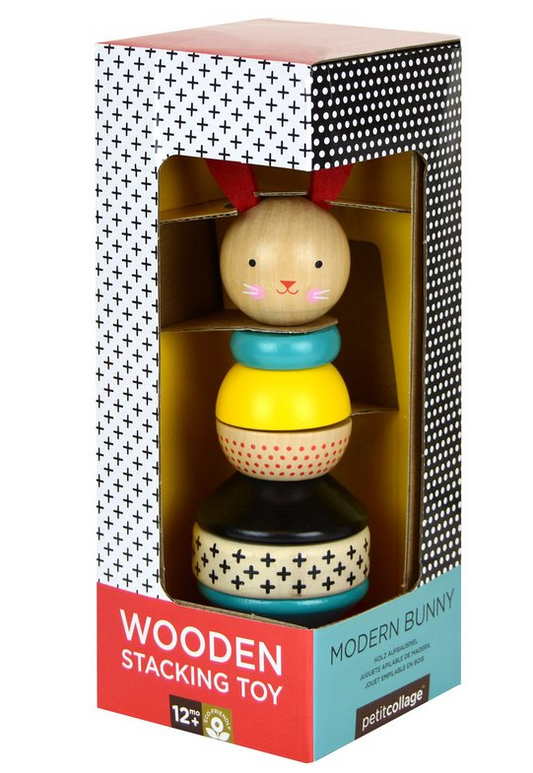 Modern Bunny - Wooden Stacking Toy