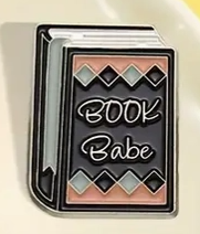 Random Reading Enamel Pins