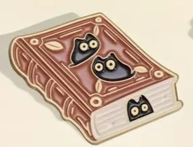 Random Reading Enamel Pins