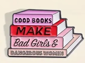 Random Reading Enamel Pins