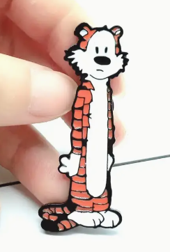 Tiger Standing Alloy Pin