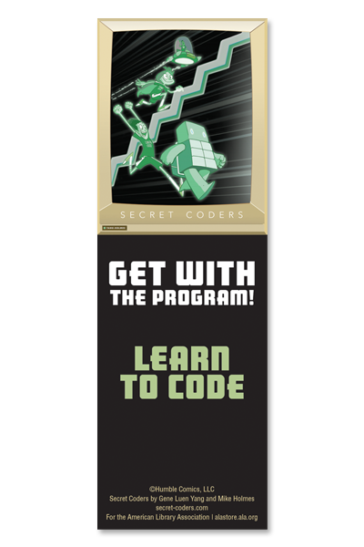 Secret Coders Bookmarks