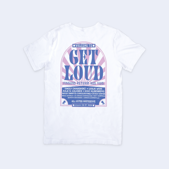 Super Conference 2024 - Get Loud Unisex Cotton T-Shirt