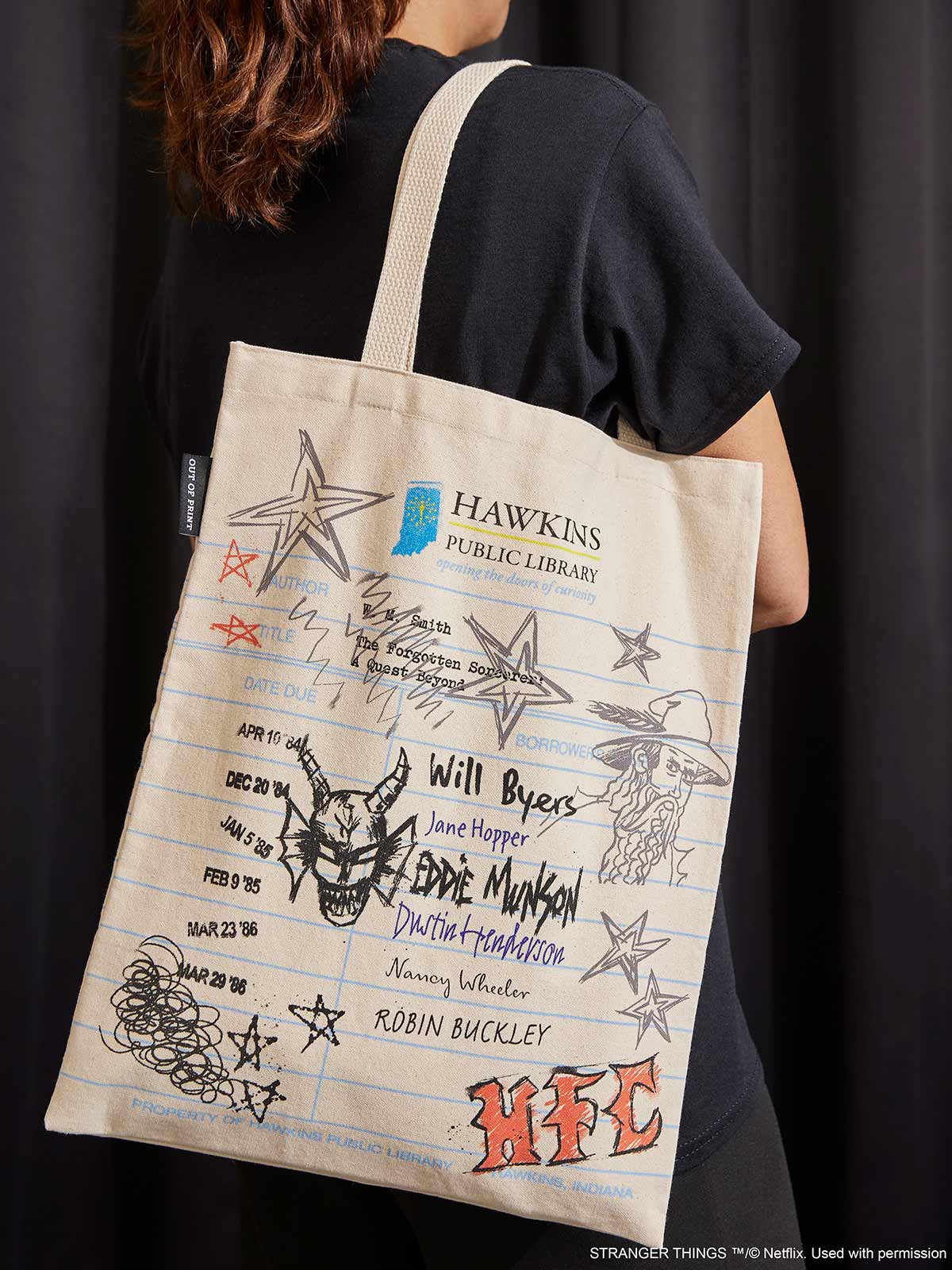 Stranger Things: Hawkins Public Library Tote