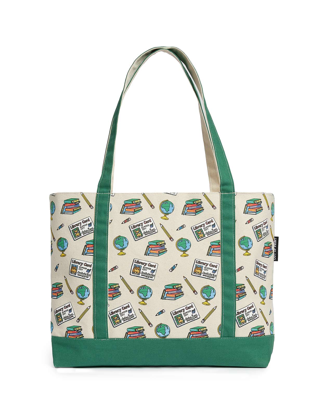 Arthur: Library Card Large Zippered Tote