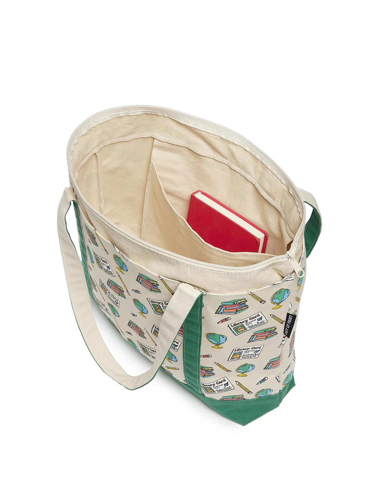 Arthur: Library Card Large Zippered Tote