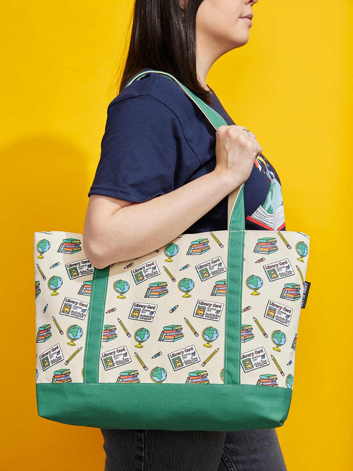 Arthur: Library Card Large Zippered Tote