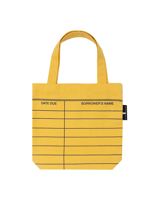 Library Card Mini Tote Bag