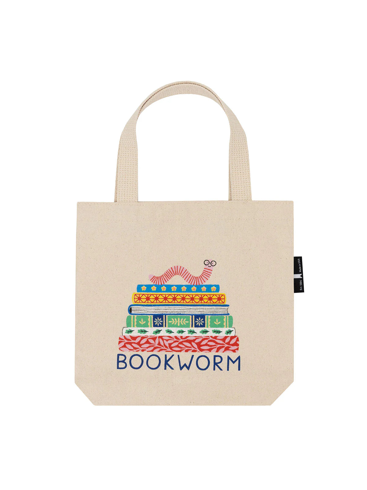 Bookworm Mini Tote Bag