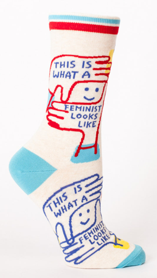 This is What a Feminist Looks Like Men's Crew Socks