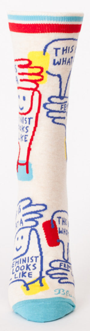 This is What a Feminist Looks Like Men's Crew Socks