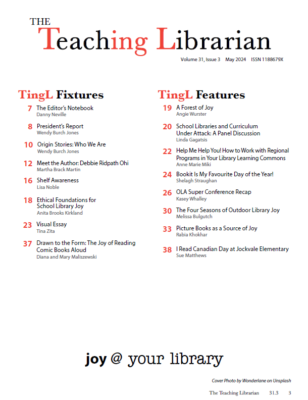 The Teaching Librarian (TingL) Magazine - Volume 31.3