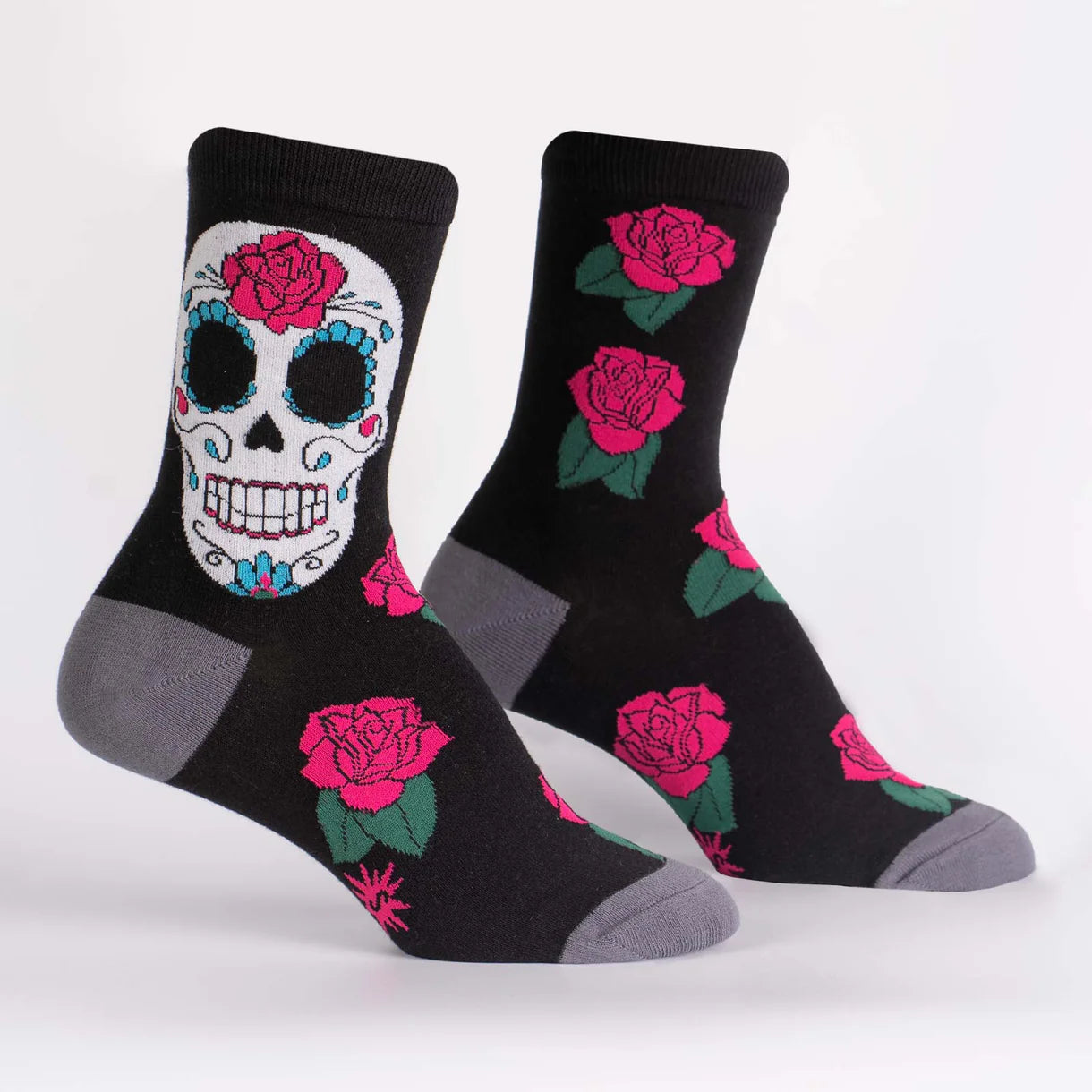Sugar Skull Crew Socks