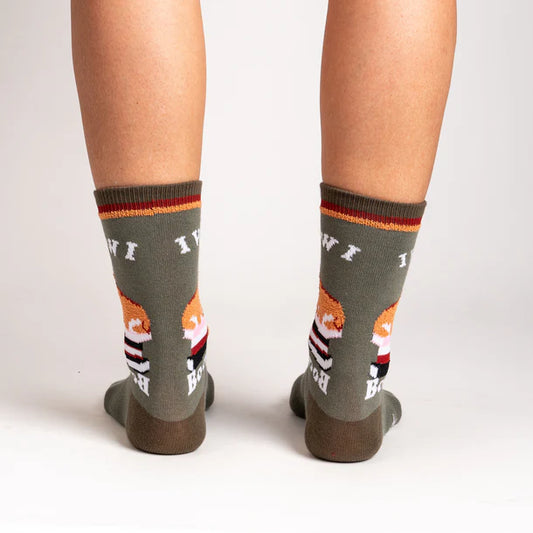 I Wuff Books Crew Socks