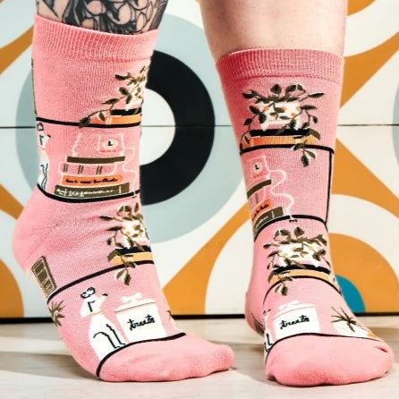 A Novel Idea Crew Socks