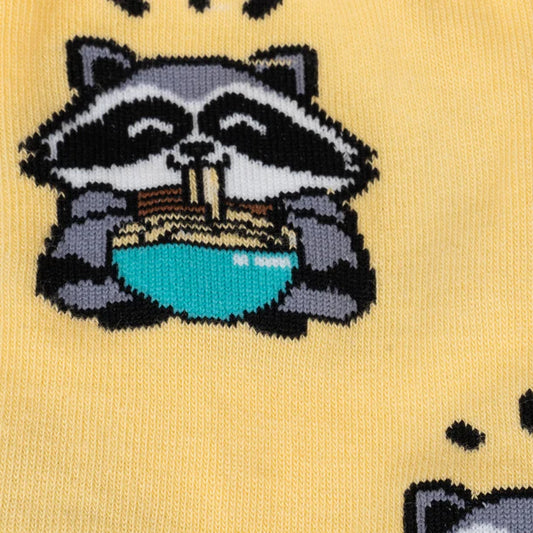 I Just Love Raccoons and Ramen, OK? Crew Socks