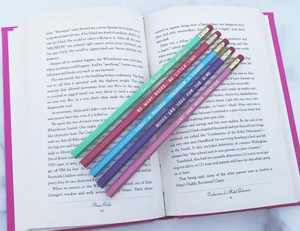 Book Lover Pencil Set For Readers