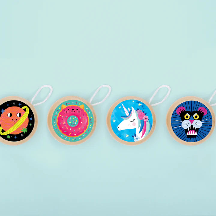 Cat Donut Wooden Yo-Yo