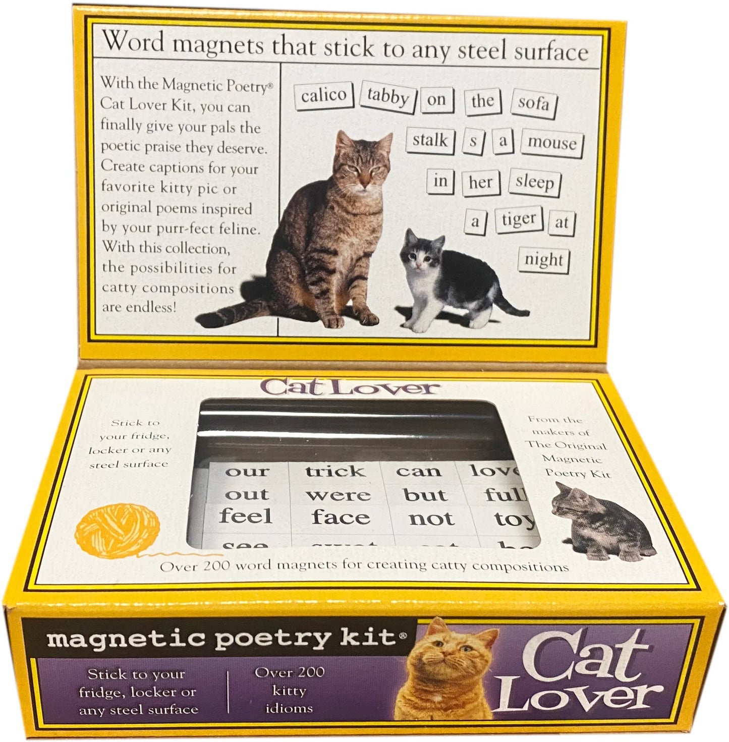 Cat Lover Magnetic Poetry Game