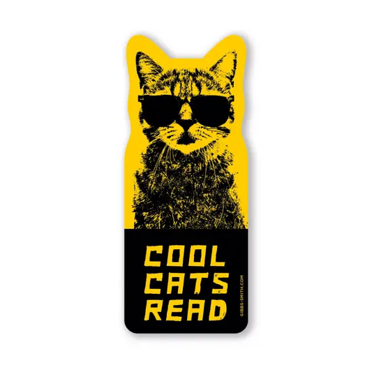Cool Cats Read Vinyl Sticker
