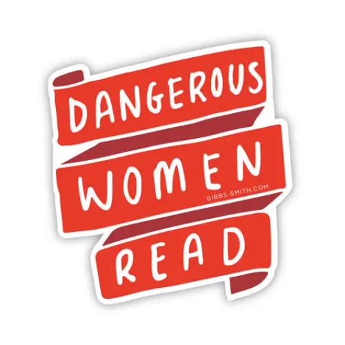 Dangerous Women Read Vinyl Sticker