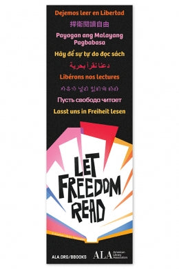 Let Freedom Read Multilingual Bookmark