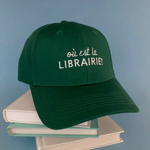 Ou est la Librairie hat - bookish hat Where is the Bookstore