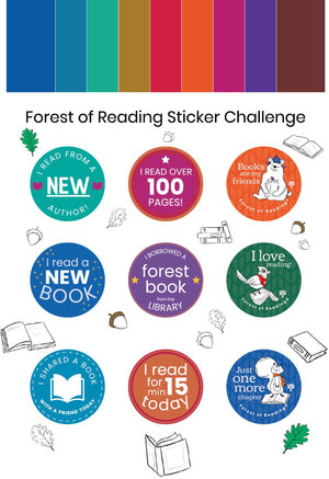 Forest of Reading – Sticker Sheet Challenge
