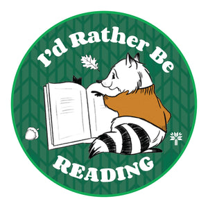 Forest of Reading Vinyl Laptop Sticker - English