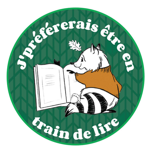 Forêt de la lecture Autocollant de Vinyle - Forest of Reading Vinyl Laptop Sticker (French)