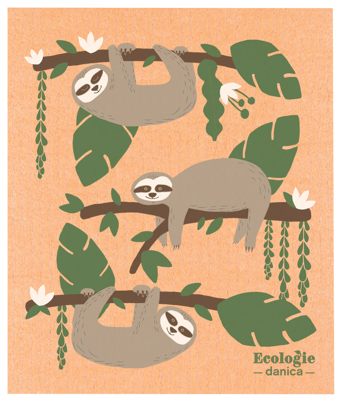 Sybil Sloth Swedish Sponge Cloth