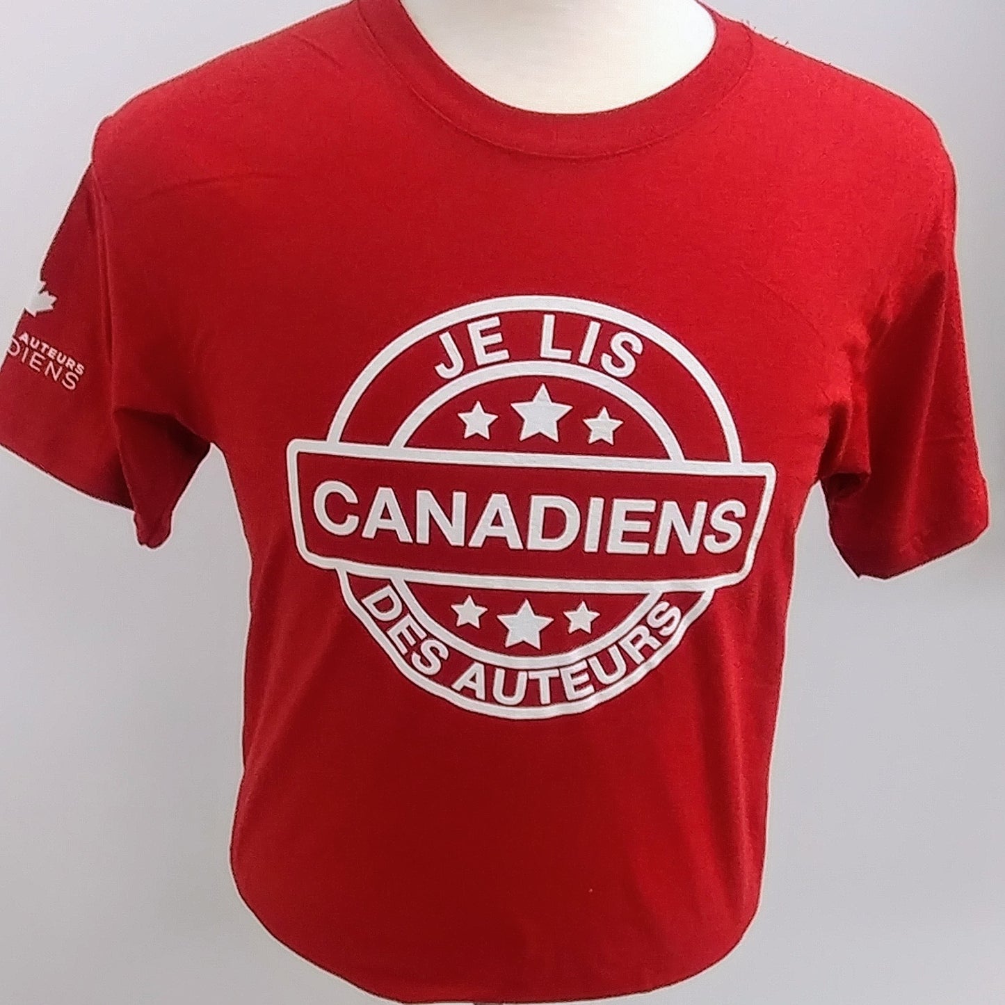 T-Shirt Je Lis Des Auteurs Canadiens