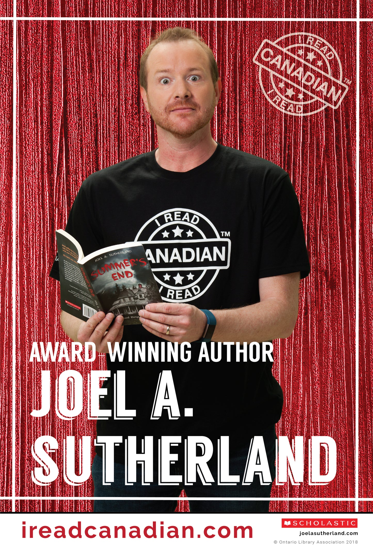 I Read Canadian-Joel Sutherland Poster