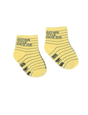 Library Card Baby/Toddler Sock 4-pack