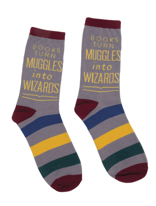 Books Turn Muggles Into Wizard Socks-Socks-Out of Print-The Library Marketplace