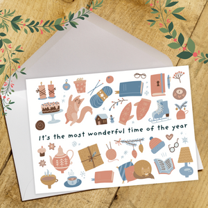 Wonderful Time Holiday Greeting Card