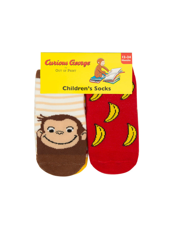 Curious George Baby/Toddler Sock 4-pack