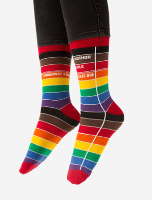 Library Pride Socks-Socks-Out of Print-The Library Marketplace