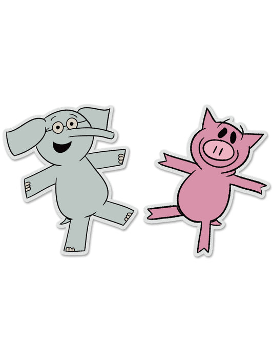 Elephant & Piggie Enamel pin