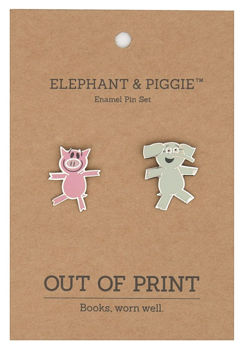 Elephant & Piggie Enamel pin