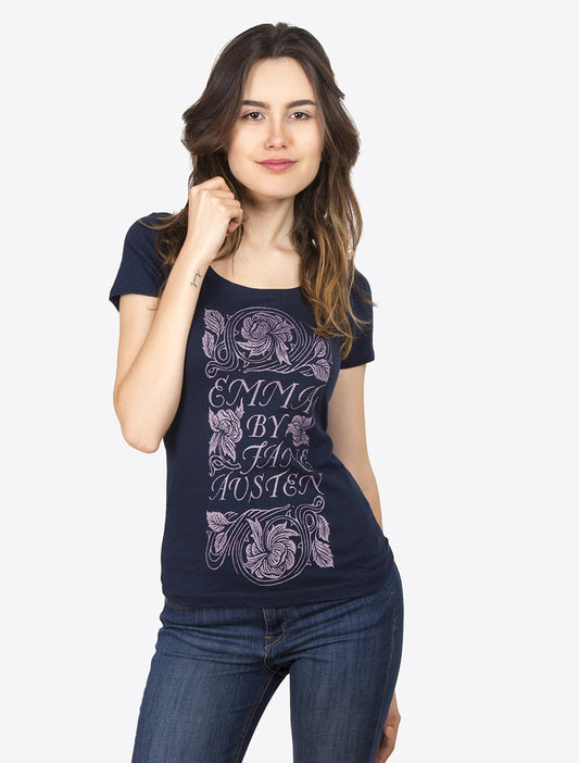 Emma (Gilded)-T-Shirt-Out of Print-The Library Marketplace