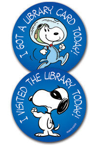 Snoopy Library Stickers - The Library Marketplace
