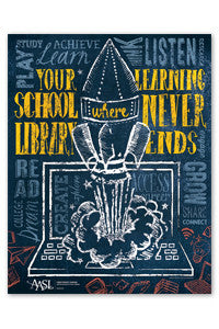 Your School Library Poster