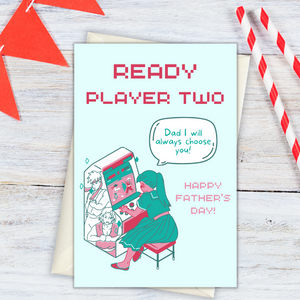 Father's Day Greeting Card - Dad Gamer
