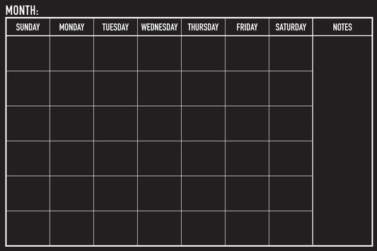 Peel-and-Stick Chalkboard Calendar-Calendar-Peter Pauper Press-The Library Marketplace