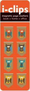 Owls i-clips Magnetic Page Markers